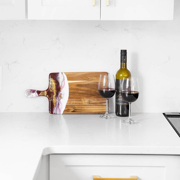 Cheeseboards - Medium 8" x 16": Gold Quartz