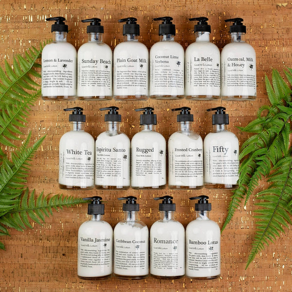 8oz Goat Milk Lotion: Caribbean Coconut