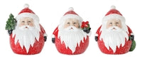 Assorted Santa 5"H Resin