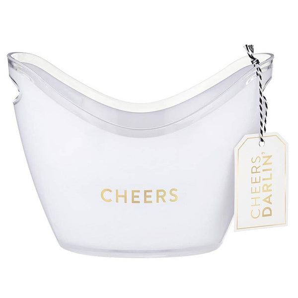 Acrylic Beverage Bucket - Cheers: Hand Wash Only / Acrylic