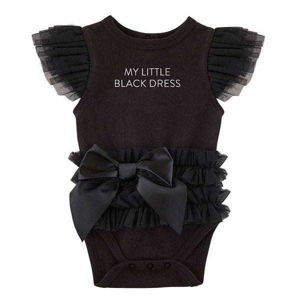 Little Black Dress - Short Sleeve 0-3mo