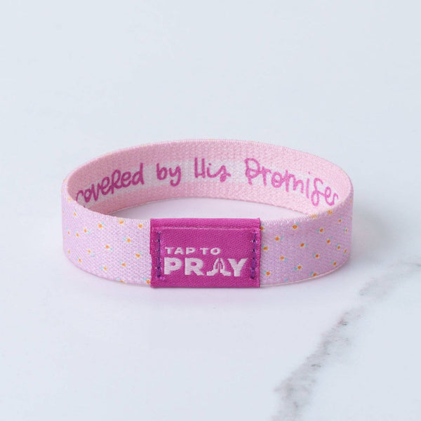 Tap To Pray® Kingfolk Series Wristband – Covered by His Promises: X-Small