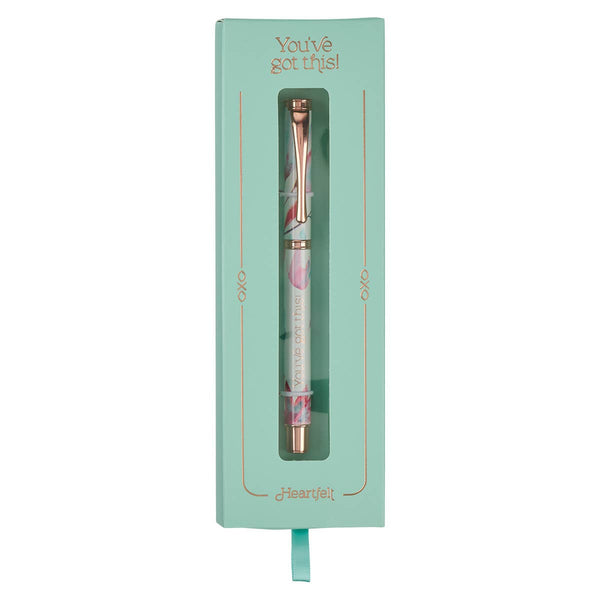 Pen in Gift Box Pink Petals Got This