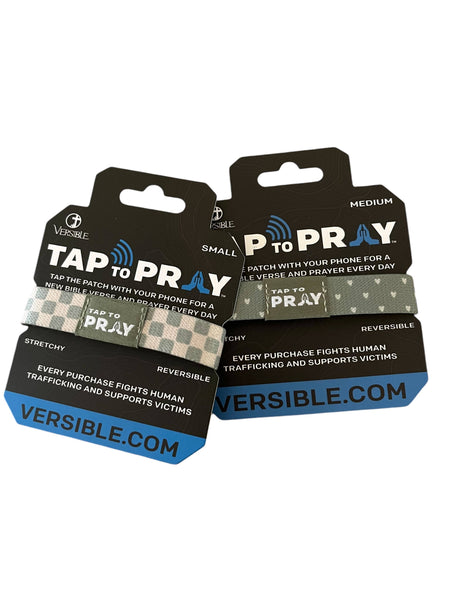 Tap To Pray® Wristband – Cottage & Tile: Large