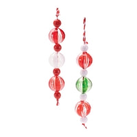 Mini Assorted Glass Drop Ornaments