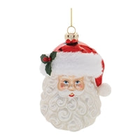 Santa Face Ornament 5.25