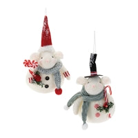 Mouse Ornaments Assorted