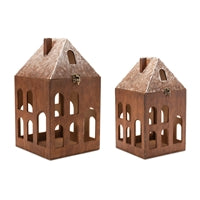 Assorted Wood Houses 14", 17"