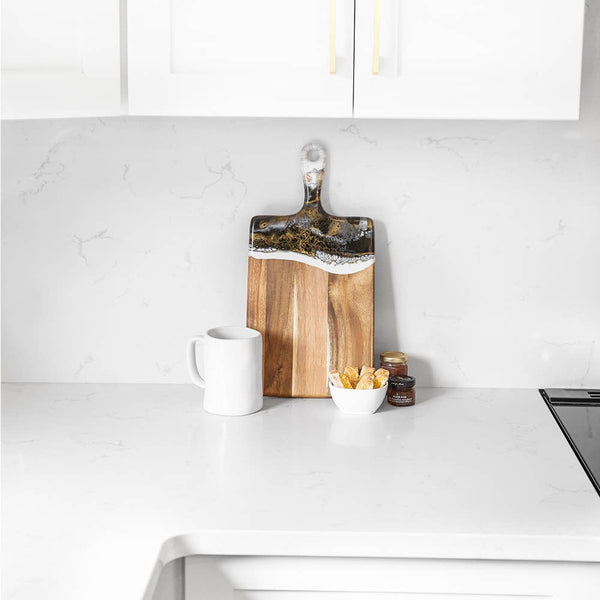 Cheeseboards - Medium 8" x 16": Gold Quartz