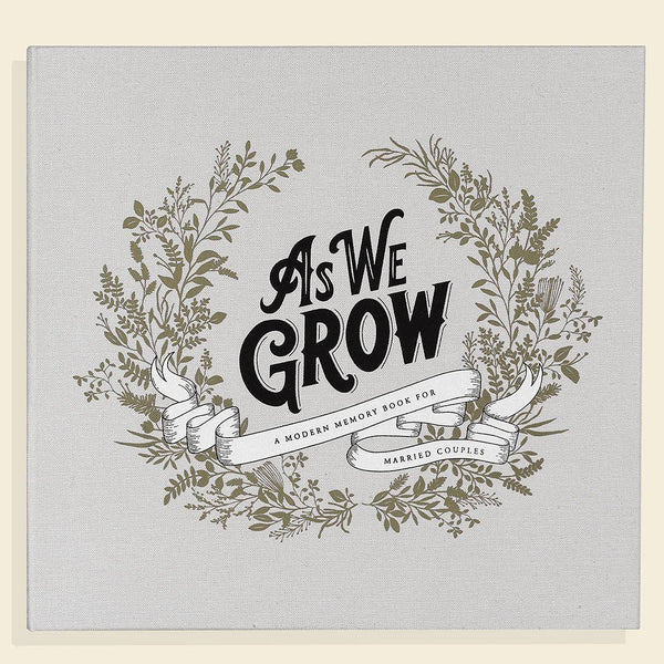 As We Grow: Memory Book for Couples (Wedding Gifts)