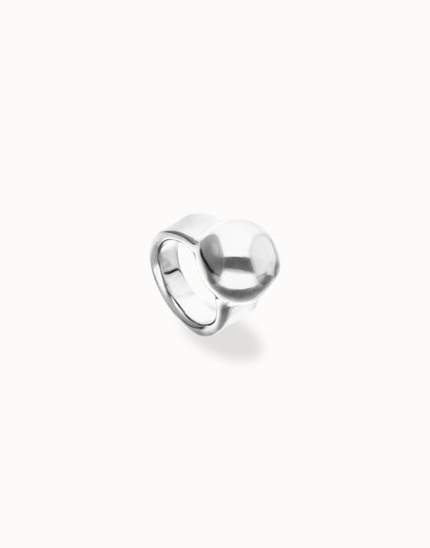 Uno de 50 Ring with sphere shape