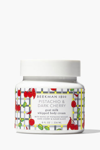 Pistachio Dark Cherry Whipped Body Cream 8oz