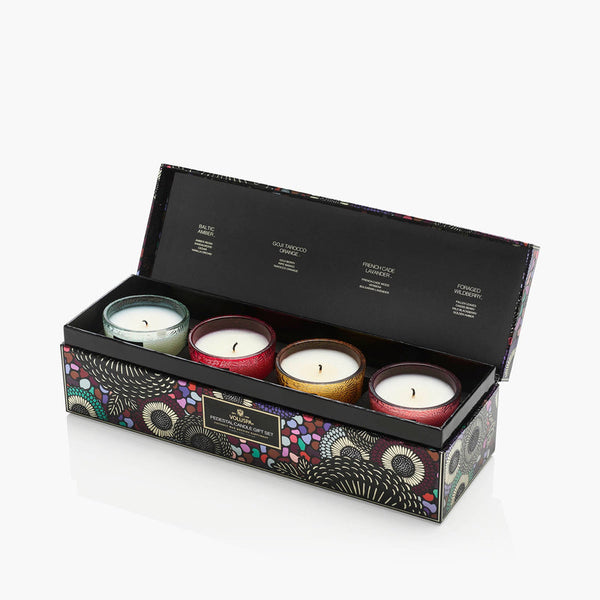 Japonica Best Sellers 4 Petite Pedestal Candle Gift Set
