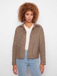 Reversible Plaid Jacket