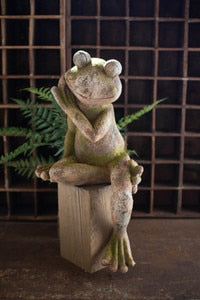 Faux Concrete Frog