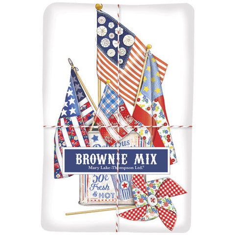Fabric Flags Brownie Cake Mix