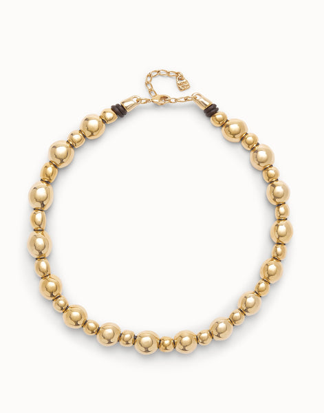 Uno de 50 Beaded short necklace