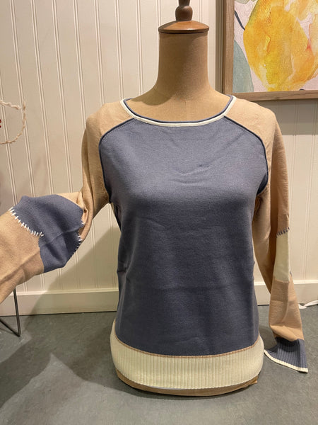 Long Sleeve Boat Neck Sweater