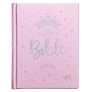 ESV My Creative Bible for Girls Faux Leather HC, Pink Glitter