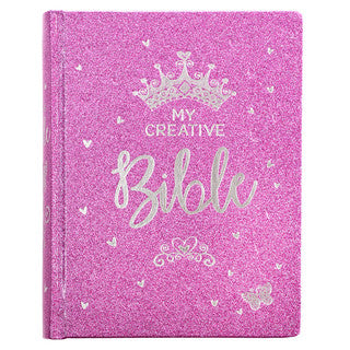 ESV My Creative Bible for Girls Faux Leather HC, Purple Glitter