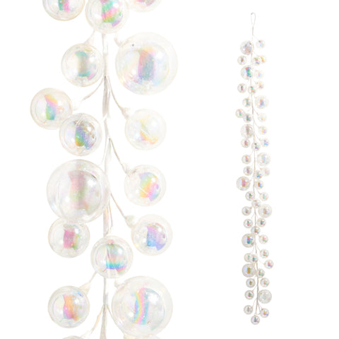 4' Iridescent Ball Garland