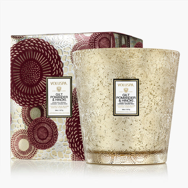 Voluspa Gilt Pomander & Hinoki
