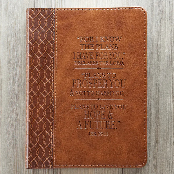 Journal Handy Brown Hope & a Future Jer. 29:11
