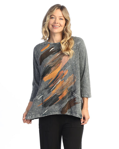 Jess & Jane Opera Slub Tunic Top