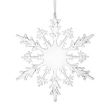 12" ACRYLIC SNOWFLAKE ORNAMENT