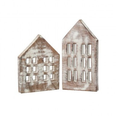 10" - WOOD HOUSE TABLE PIECE