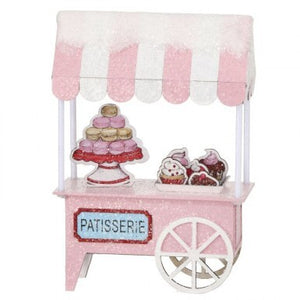 10" CARDBOARD FRENCH DESSERT CART