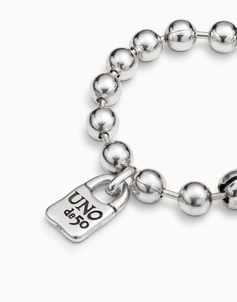 Uno de 50 Bracelet with irregular links
