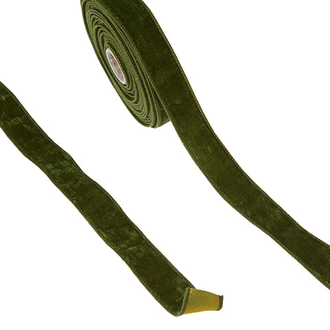 Green Velvet Ribbon
