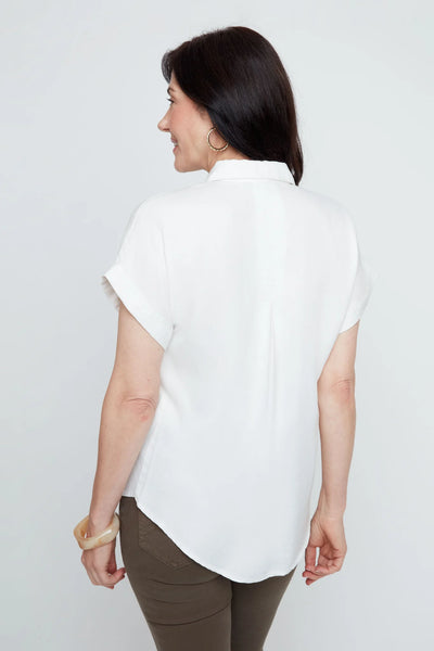RENUAR WOVEN BLOUSE, Crème