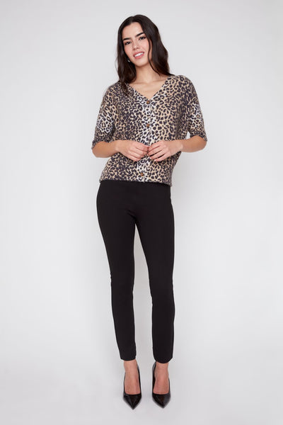 RENUAR KNIT SWEATER, LEOPARD