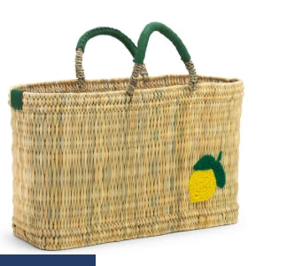 Mersea Medina Icon Basket - Lemon