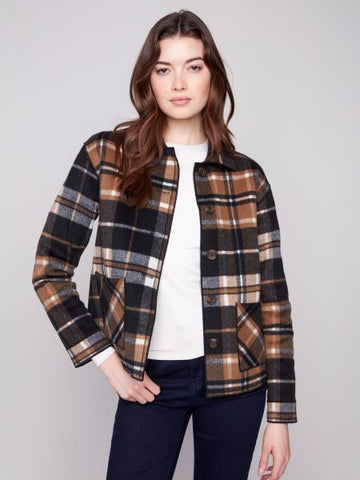 Charlie B. Reversible Plaid Jacket