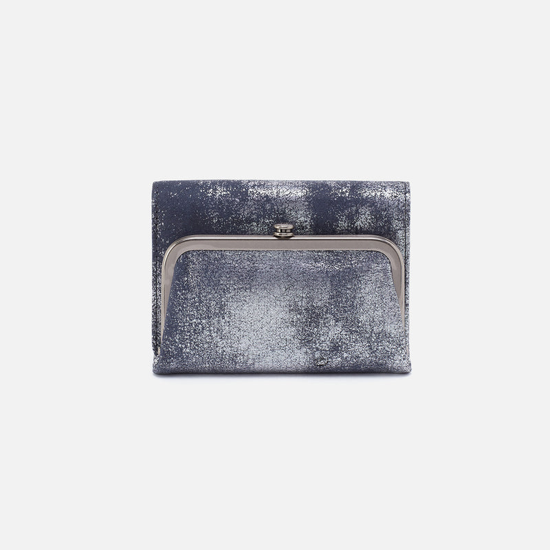 HOBO Robin Compact Wallet - Blue Pewter