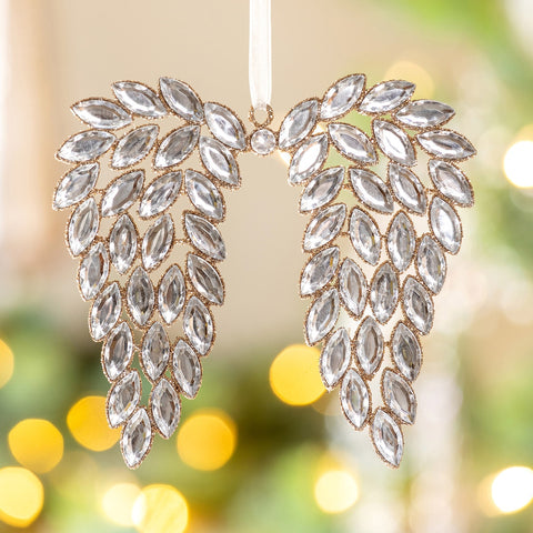 Gem Angel Wing Ornament