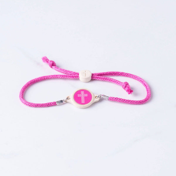 Tap To Pray® Survivor Series Bracelet: Onyx + Cross