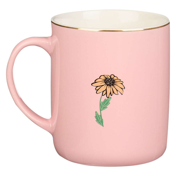 World's Greatest Sister Pink Daises Ceramic Coffee Mug