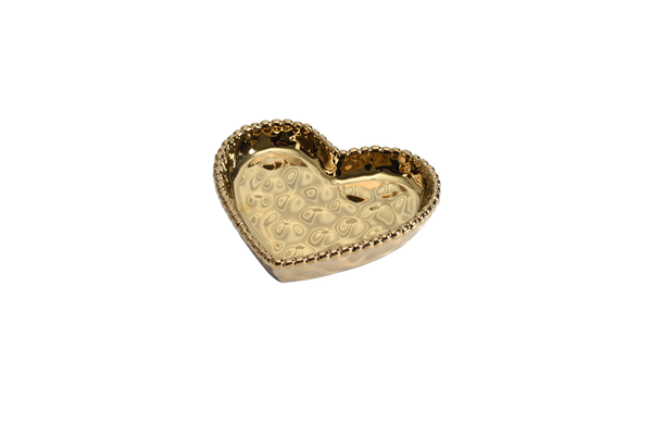 Mini Heart Dish Gold