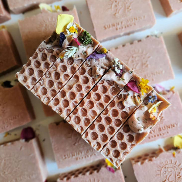Sunny Bunny Gardens All Natural Handmade Soap - Honey Peppermint