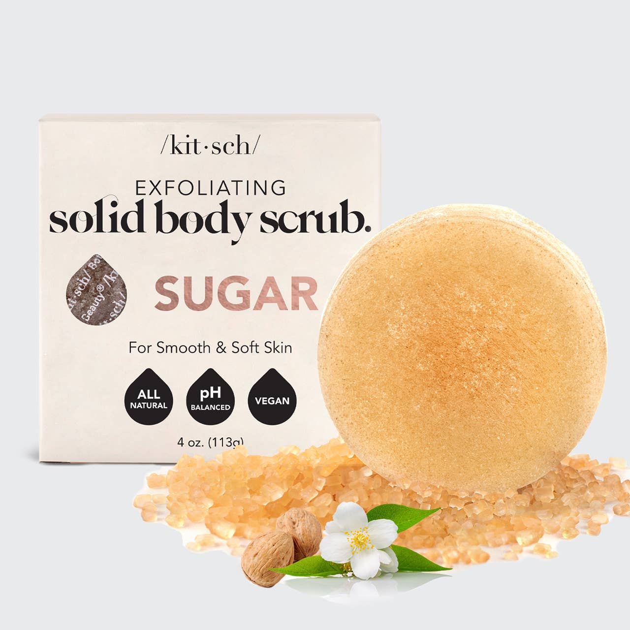 Sugar Exfoliating Body Scrub Bar