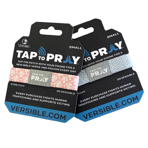 Tap To Pray® Wristband – Poppy & Pepper: Large