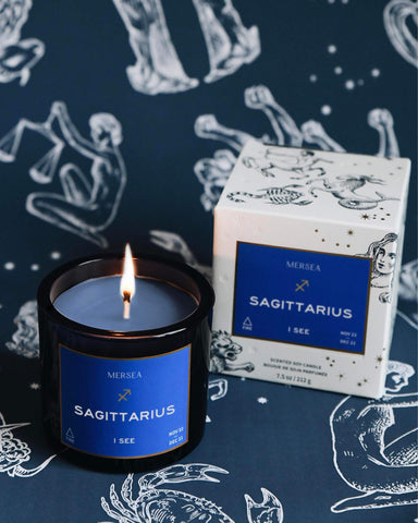 Sagittarius Sun Sign Mersea Candle