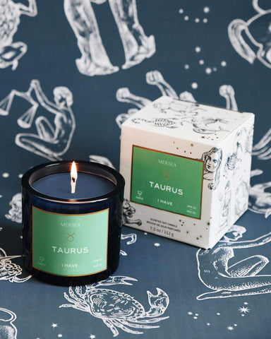 Taurus Sun Sign Mersea Candle