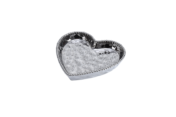Heart Dish Silver