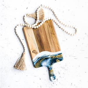 Cheeseboards - Medium 8" x 16": Gold Quartz