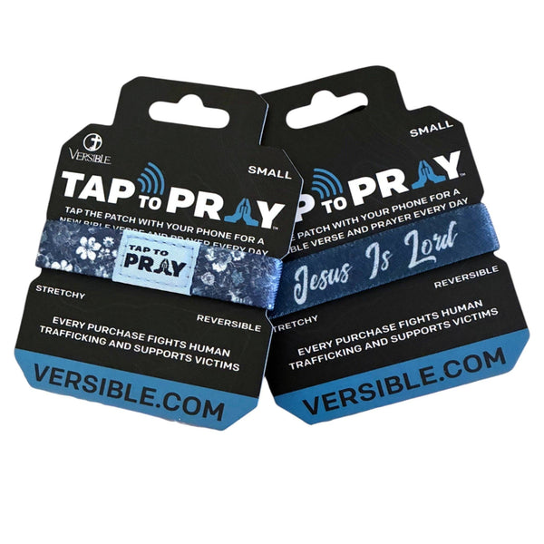 Tap To Pray® Wristband – Wildflower - Jesus Is Lord: Small